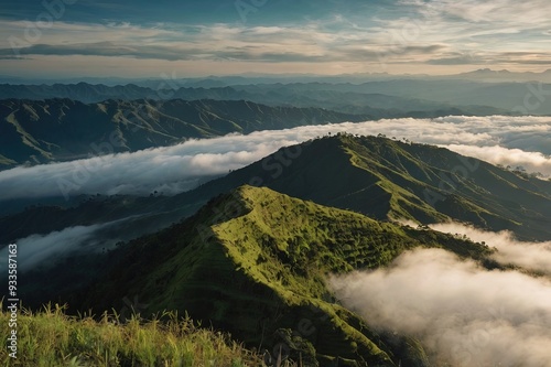 Mountain Ridge of Bukidnon, Philippines