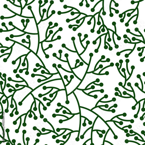 tiny floral bail seamless design pattern. 