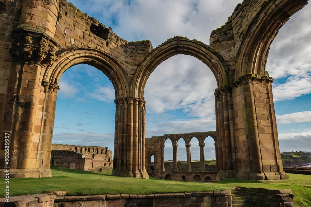 Ruins of Tynemouth Castle and Priory. Ruins of Tynemouth Castle and Priory.