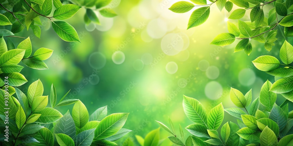 Abstract green nature background with vibrant foliage and soft blurry leaves, green, nature, abstract, background, foliage Abstract green nature background with vibrant foliage and soft blurry leaves, green, nature, abstract, background, foliage
