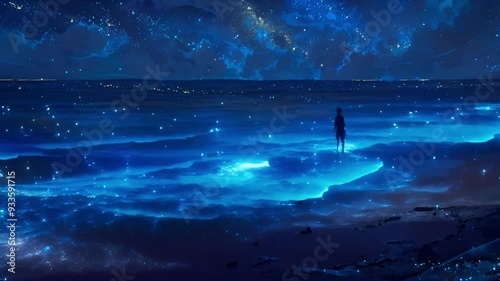 Solitude Under a Starry Sky