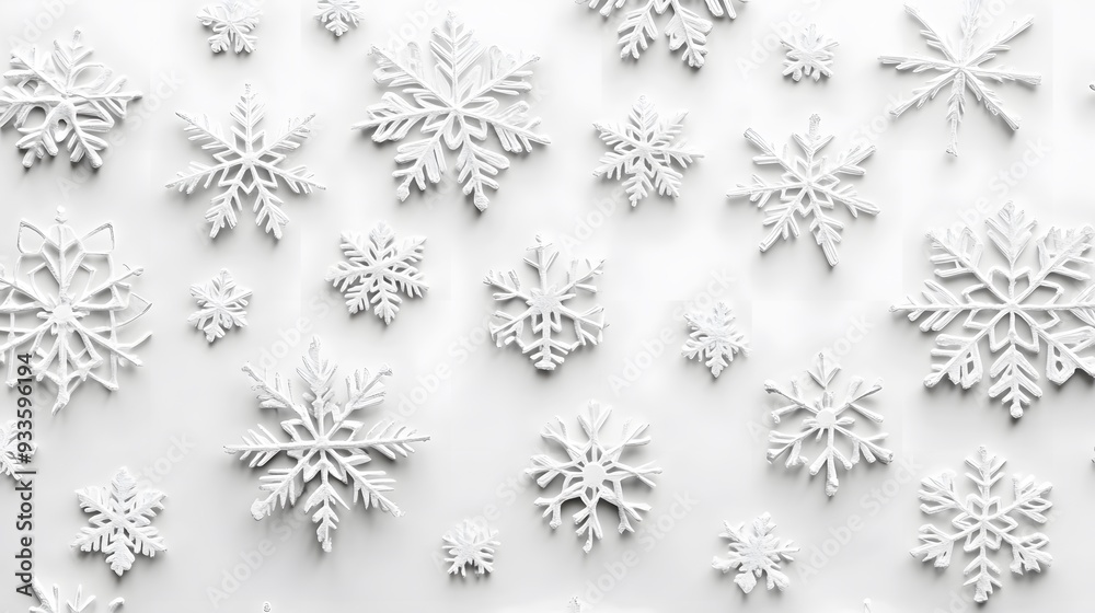 pattern with snowflakes pattern with snowflakes