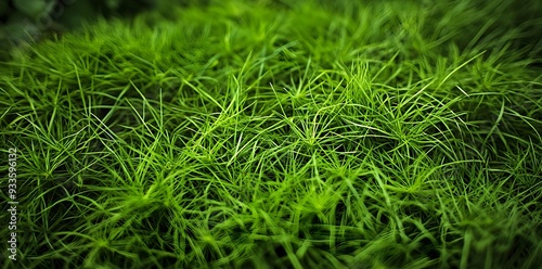 Close-up shot of Lush Green Grass