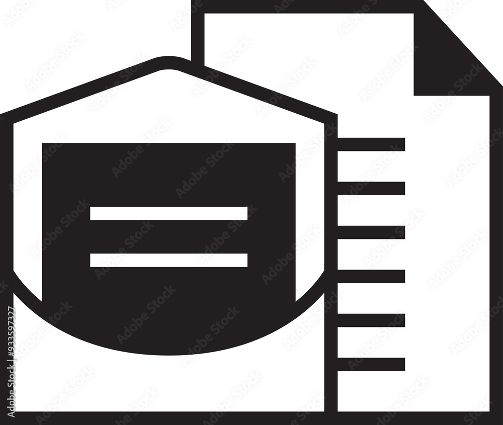 Letter and Mail Icon Letter and Mail Icon