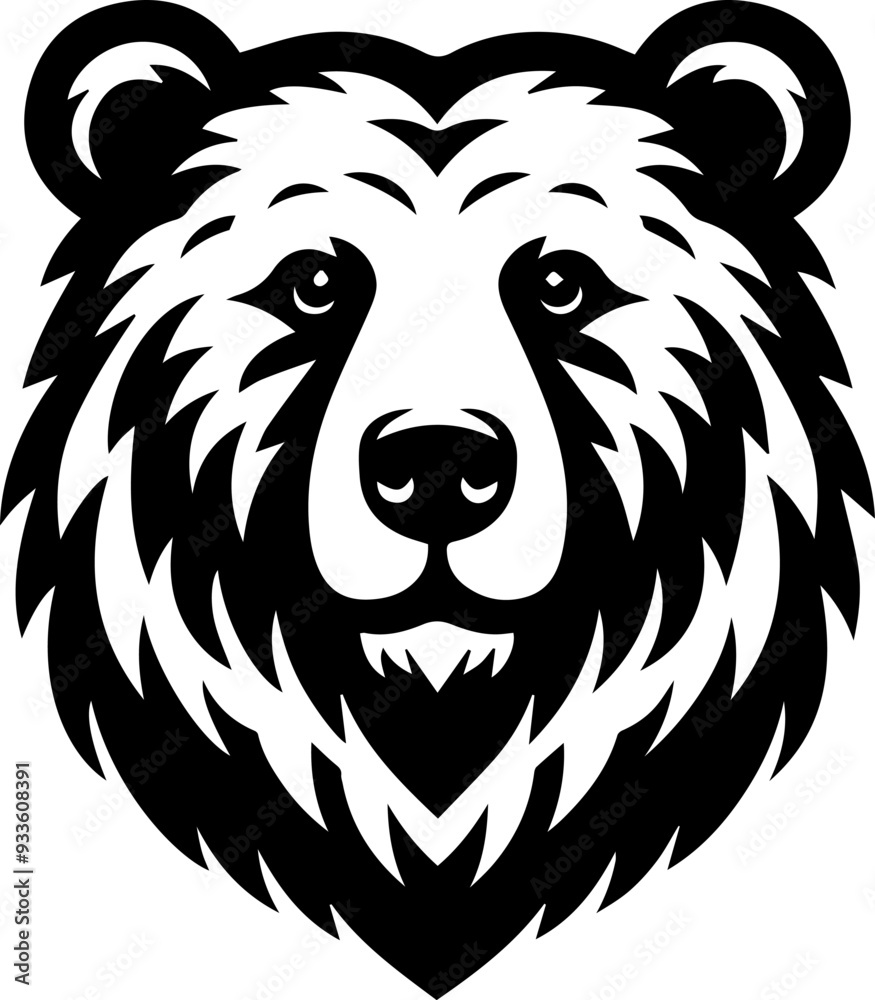 Fototapeta premium Adventurous Bear Vector Logos - Embody the Spirit of Exploration