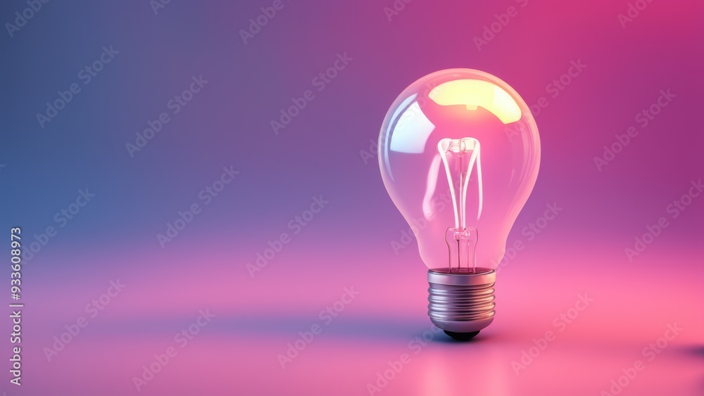 light bulb on red background light bulb on red background