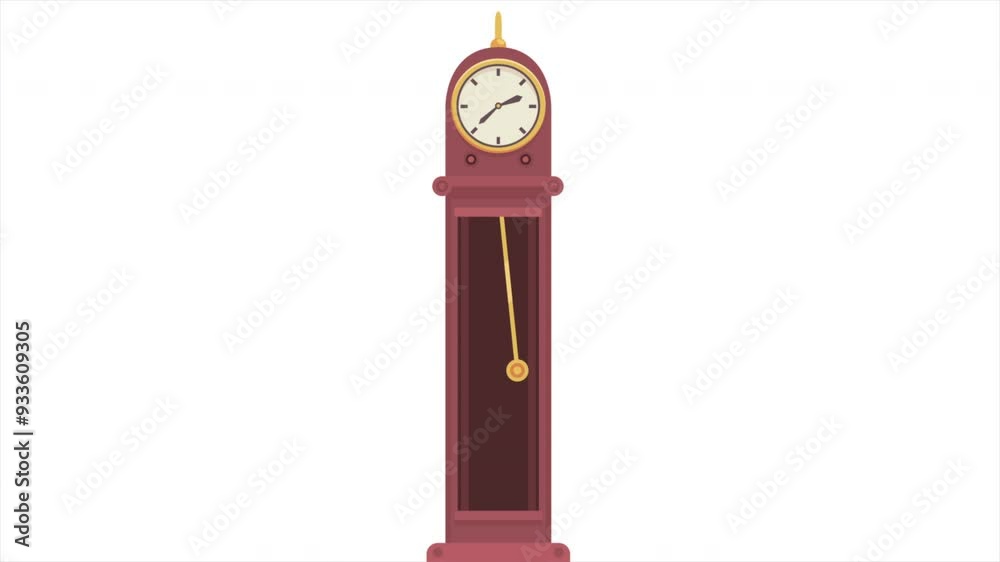 2D Grandfather Clock