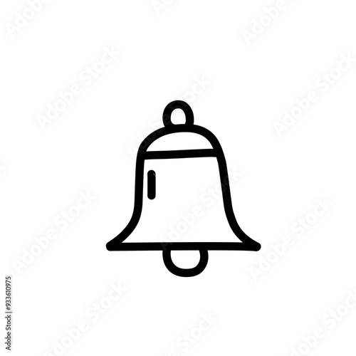 bell notification line icon