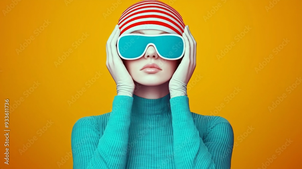 Person with closed eyes and covered ears blocking out world 3D illustration Person with closed eyes and covered ears blocking out world 3D illustration