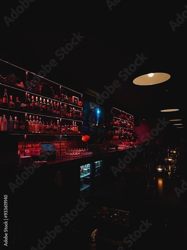 Картината върху платно trendy bar