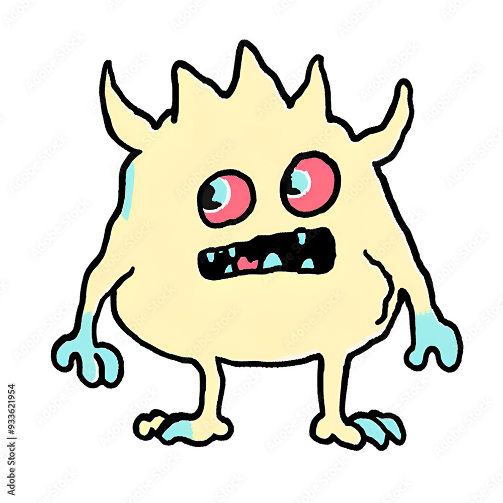 Fototapeta premium cartoon monster