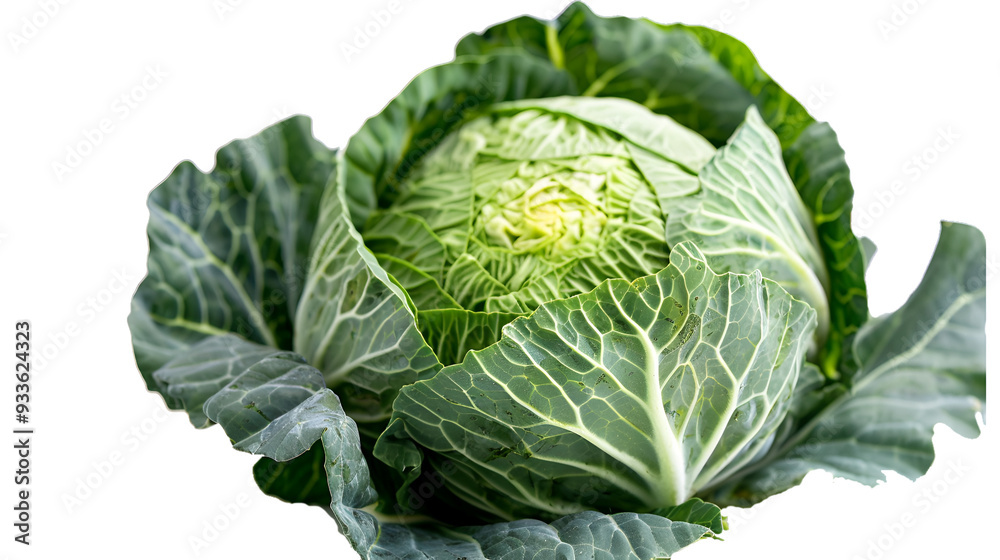 Obraz premium High-Resolution Cabbage Cutout PNG 