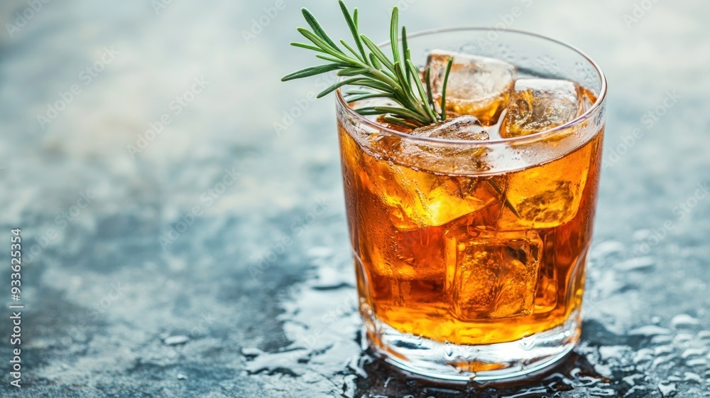 Rosemary and Ice Refreshment
