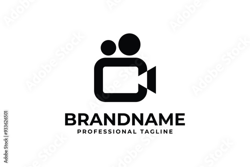 Letter C Camera Logo, suitable for any broadcast business with C initial