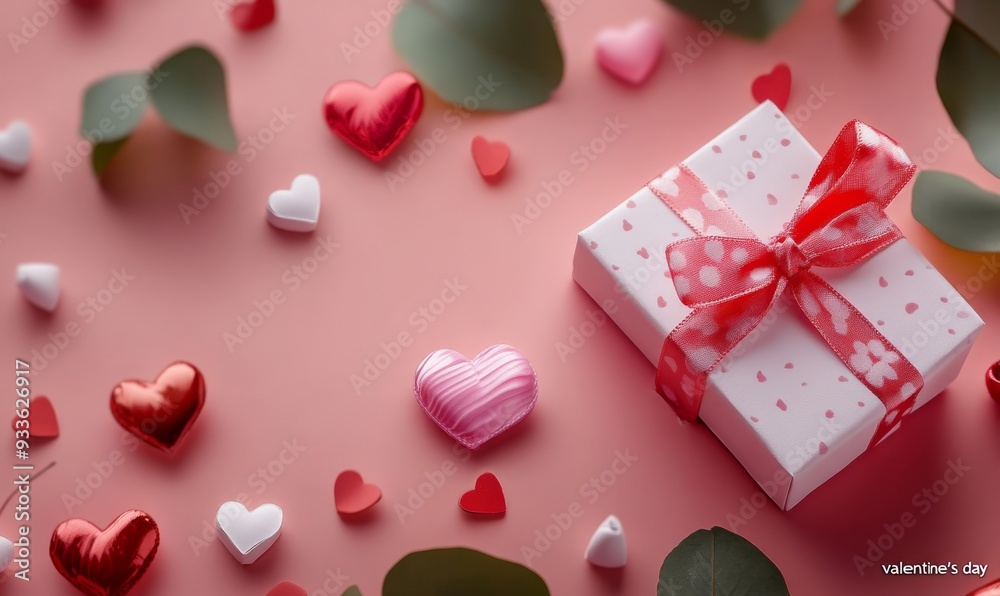 Valentine's Day festive background Valentine's Day festive background
