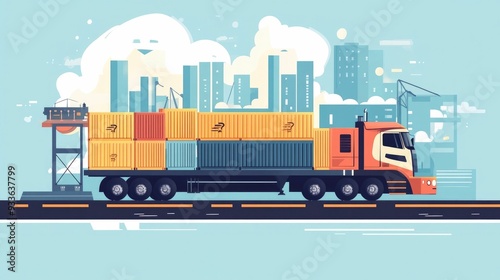 Efficient Global Freight Logistics Optimizing Supply Chain Management through Innovative Solutions for Seamless Transportation Warehousing and Distribution of Goods and Materials Worldwide