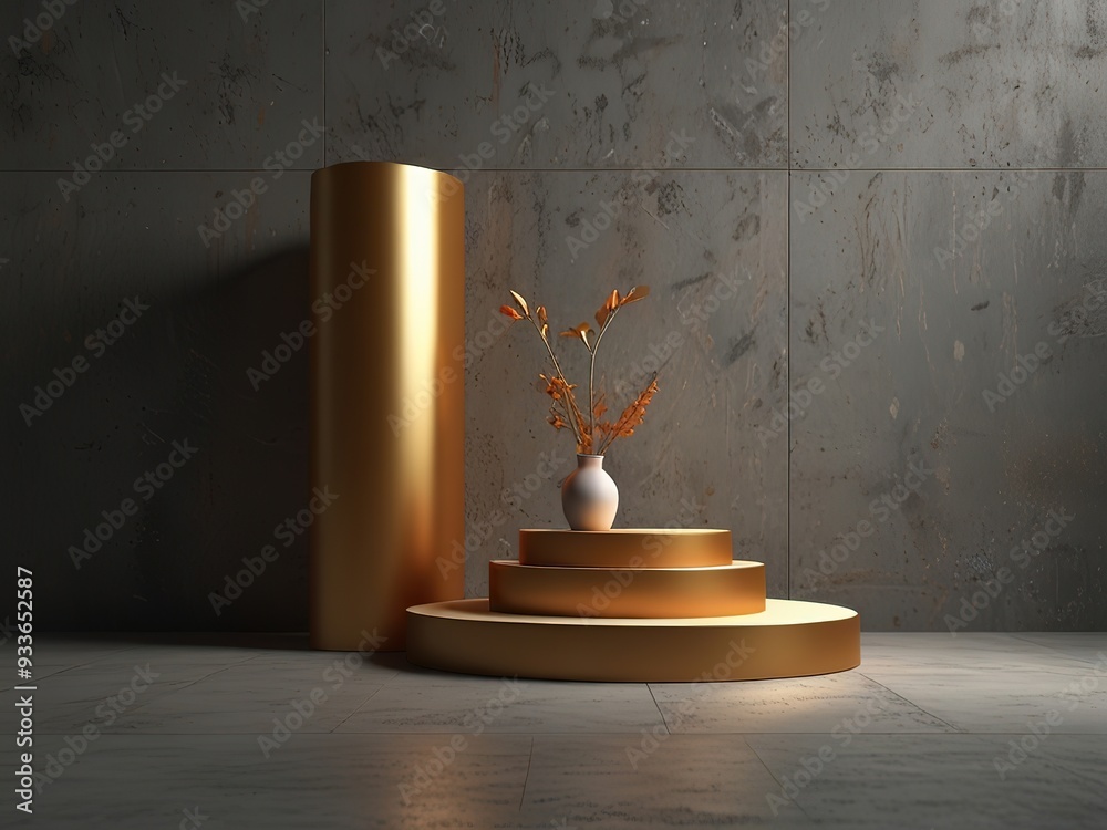 3d rendering of podium 3d rendering of podium