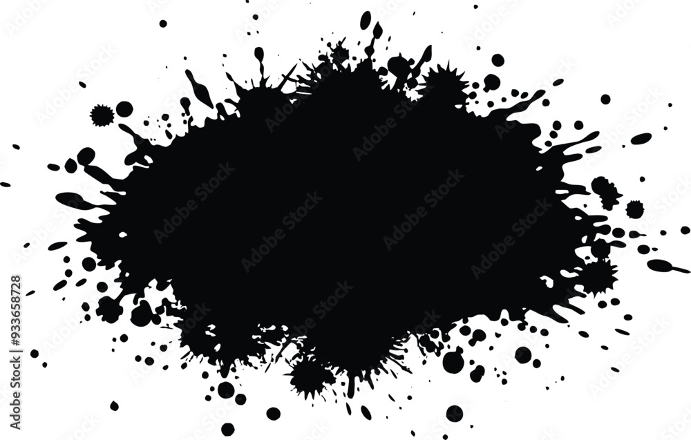 grunge ink stroke illustration black and white grunge ink stroke illustration black and white