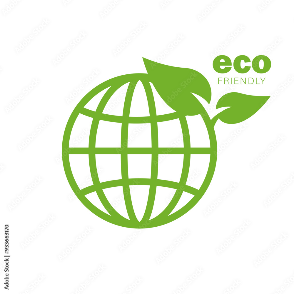 Eco friendly sign. Natural green energy Concept. Eco friendly sign. Natural green energy Concept.