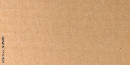 Craft brown paper texture surface macro close up view. Beige color clean paper surface. Vector illustration.