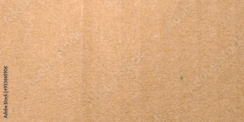 Craft brown paper texture surface macro close up view. Beige color clean paper surface. Vector illustration.