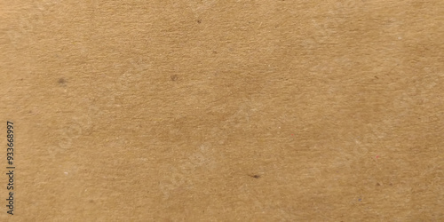 Craft brown paper texture surface macro close up view. Beige color clean paper surface. Vector illustration.