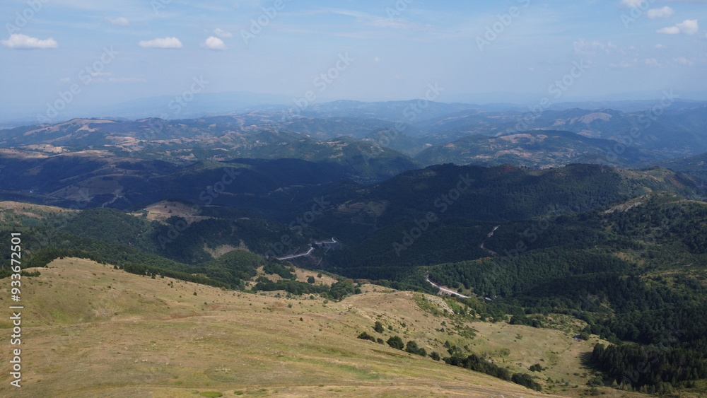 Obraz premium Balkan mountains landscape, viewpoint