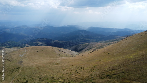 Balkan mountains landscape, viewpoint