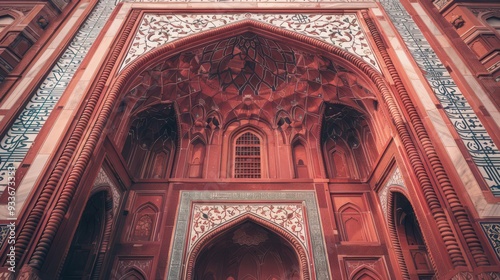 A detailed shot of the Taj Mahala photo