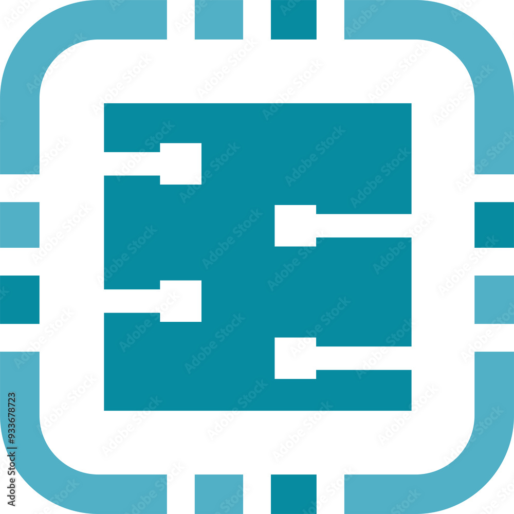 microchip icon illustration microchip icon illustration