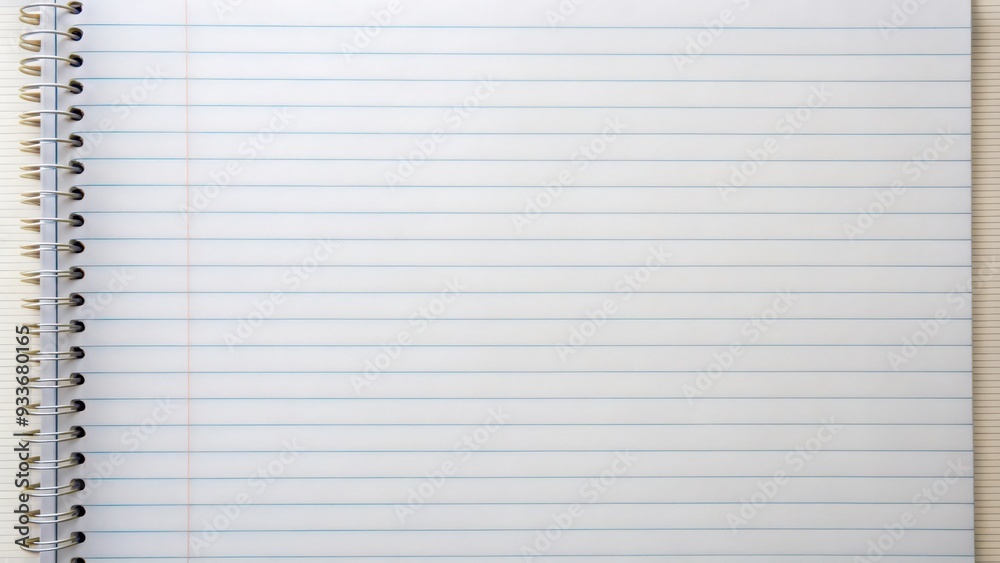 Plain white blank loose leaf notebook paper background, stationery, education, school supplies, writing, note taking Plain white blank loose leaf notebook paper background, stationery, education, school supplies, writing, note taking
