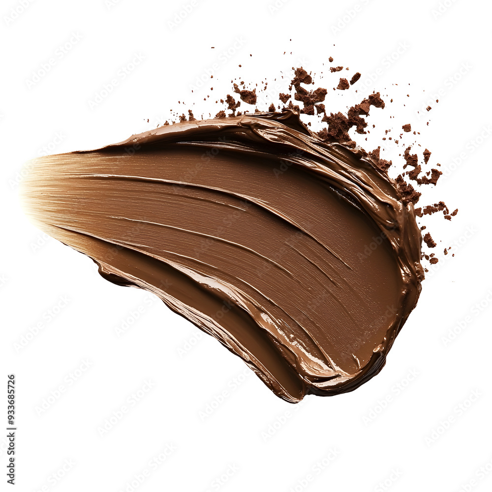 Photography of Dark Brown Creamy Foundation Makeup Product on Plain White background transparent png Photography of Dark Brown Creamy Foundation Makeup Product on Plain White background transparent png