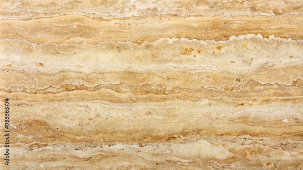 Natural beige travertine stone texture with subtle iron oxide veining ...