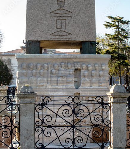 Photography The Obelisk of Theodosius in hippodrome, sultanahmet square istanbul