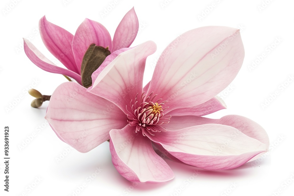Magnolia flower isolated on white background Magnolia flower isolated on white background