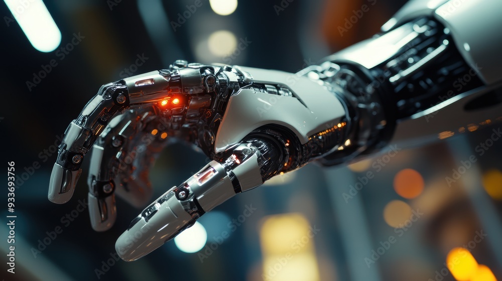 Technological Warfare - Close-Up of Human Hand Holding AI-Disabling Weapon Technological Warfare - Close-Up of Human Hand Holding AI-Disabling Weapon