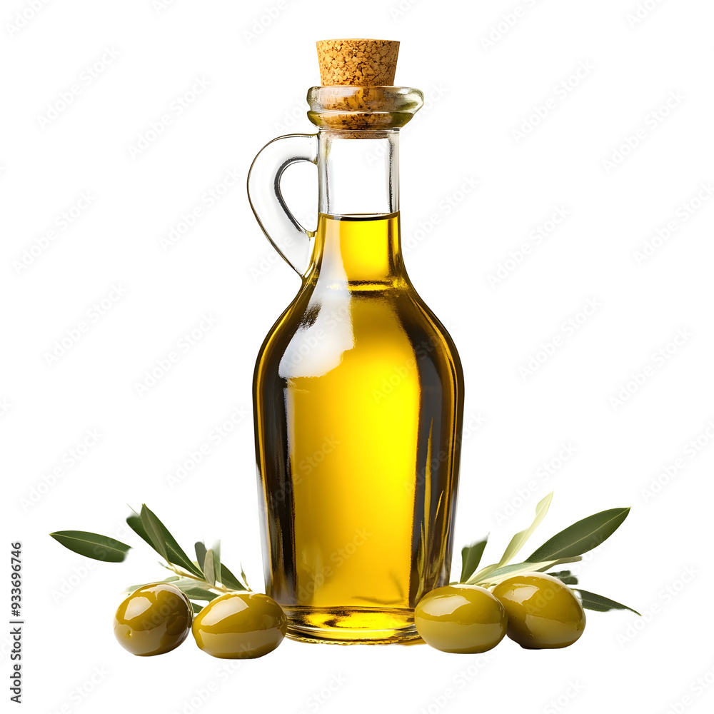 Photography of Olive Oil Bottle on Plain White background transparent png 