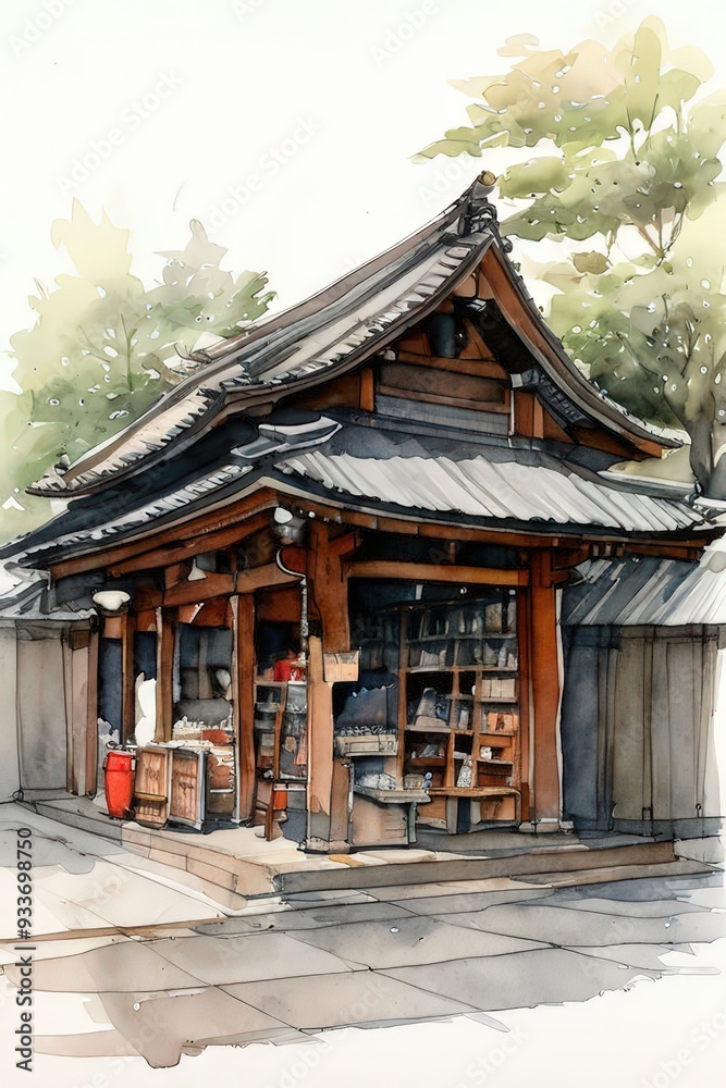the AI Image Generator, , Ancient japanese architecture the AI Image Generator, , Ancient japanese architecture