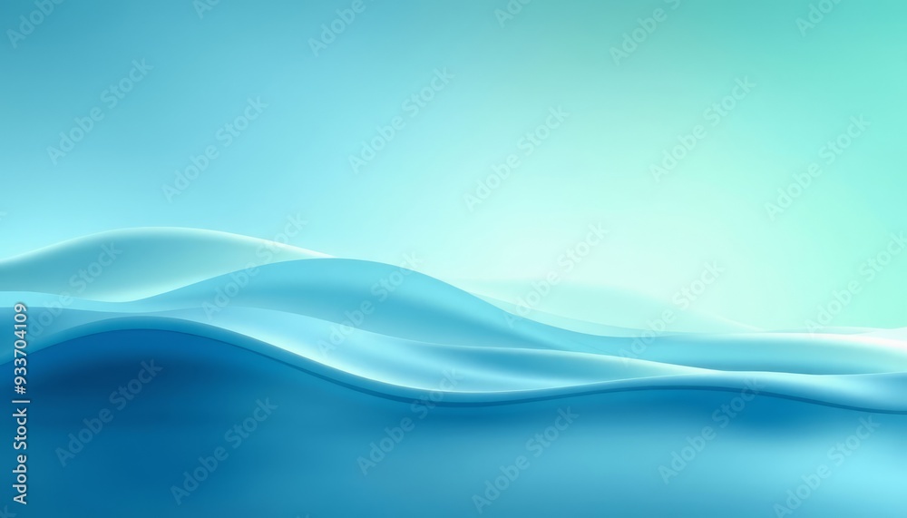 Fototapeta premium Serene Undulating Curves in Calming Hues