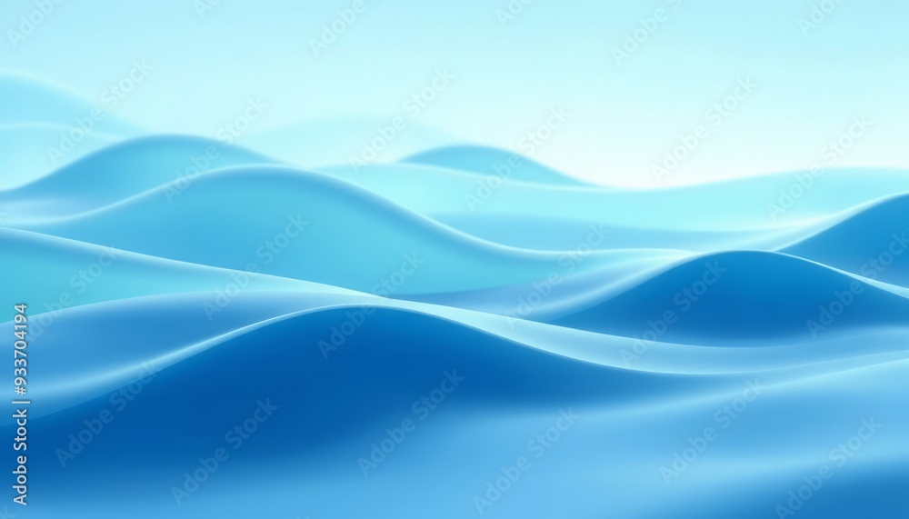 Fototapeta premium Serene Undulating Curves in Calming Hues