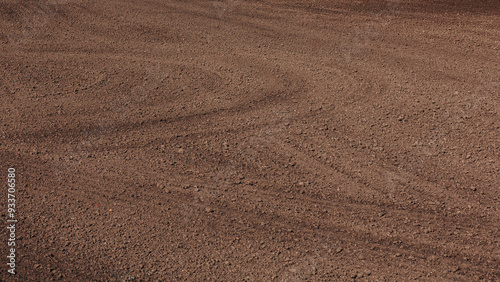 agricultural land after the harvest photo