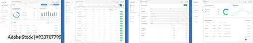 Billing Summary, Invoice Dashboard,Payment CMS, Billing Web Application & Sales Control Panel Ui Kit
