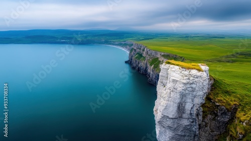 Dramatic Coastal Cliffs Overlooking the Ocean