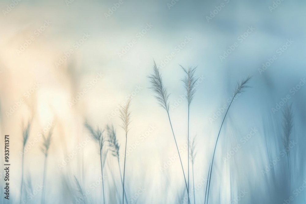A dreamy, soft-focus image of grasses swaying against a tranquil pastel backdrop. A dreamy, soft-focus image of grasses swaying against a tranquil pastel backdrop.