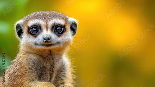 Wallpaper Mural Adorable Meerkat Portrait with Soft Focus Background Torontodigital.ca