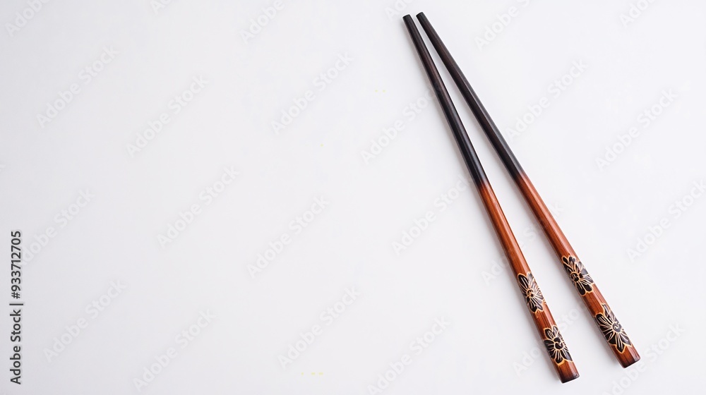 Fototapeta premium a pair of chopsticks