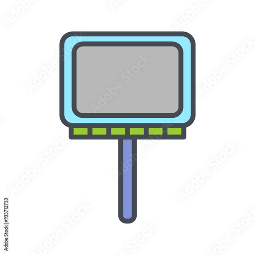 Billboard Vector Icon