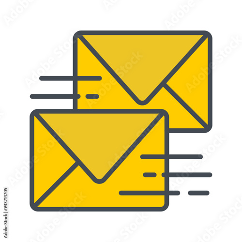 Sent Mail Vector Icon