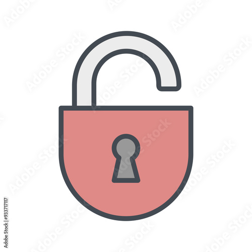 Open Lock Vector Icon