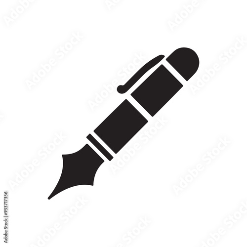 pen silhouettes , pen vector , pen icon